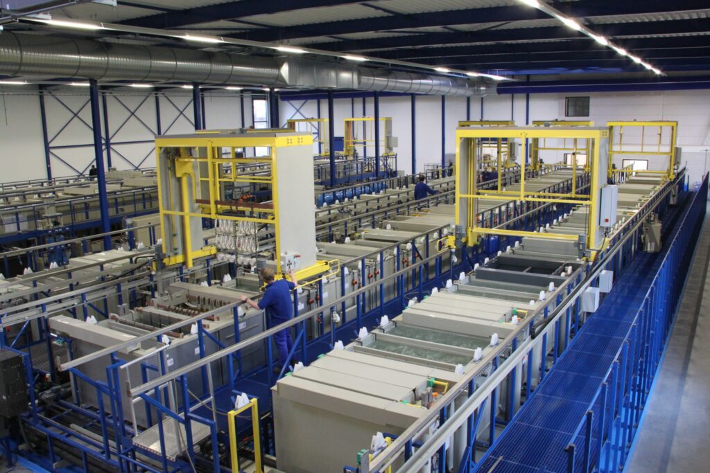 Verzilveren baden Galvano Hengelo hal